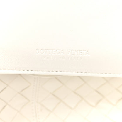 Bottega Veneta Nappa Intrecciato Small Flip Flap Tote Chalk 6 of 9