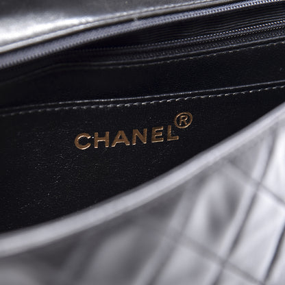 Chanel Lambskin Quilted Medium Single Flap Black 5 of 10