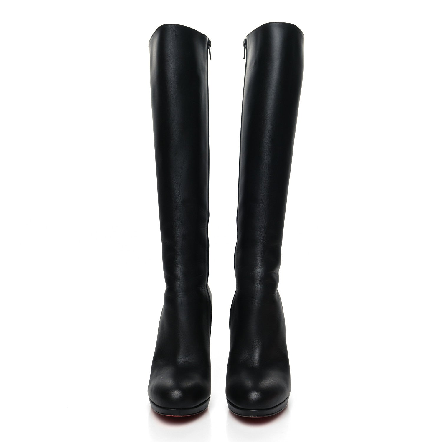 Christian Louboutin Calfskin Botalili 120 Tall Boots 36.5 Black 2 of 6