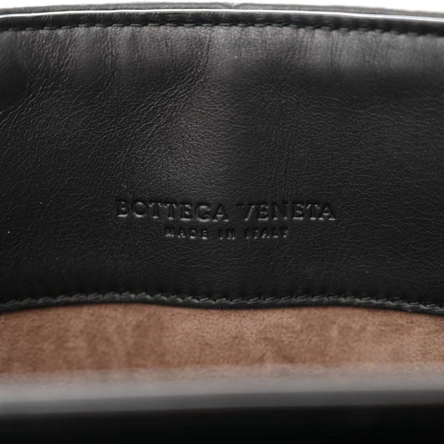 Nappa Intrecciato Baby Olimpia Shoulder Bag Black