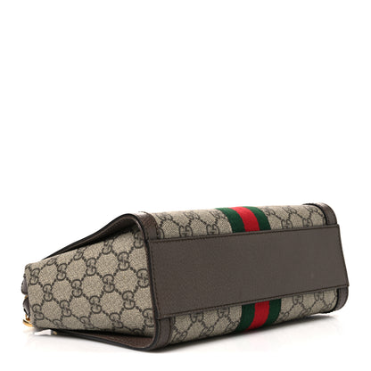 Gucci GG Supreme Monogram Small Ophidia Tote Bag Brown 4 of 10