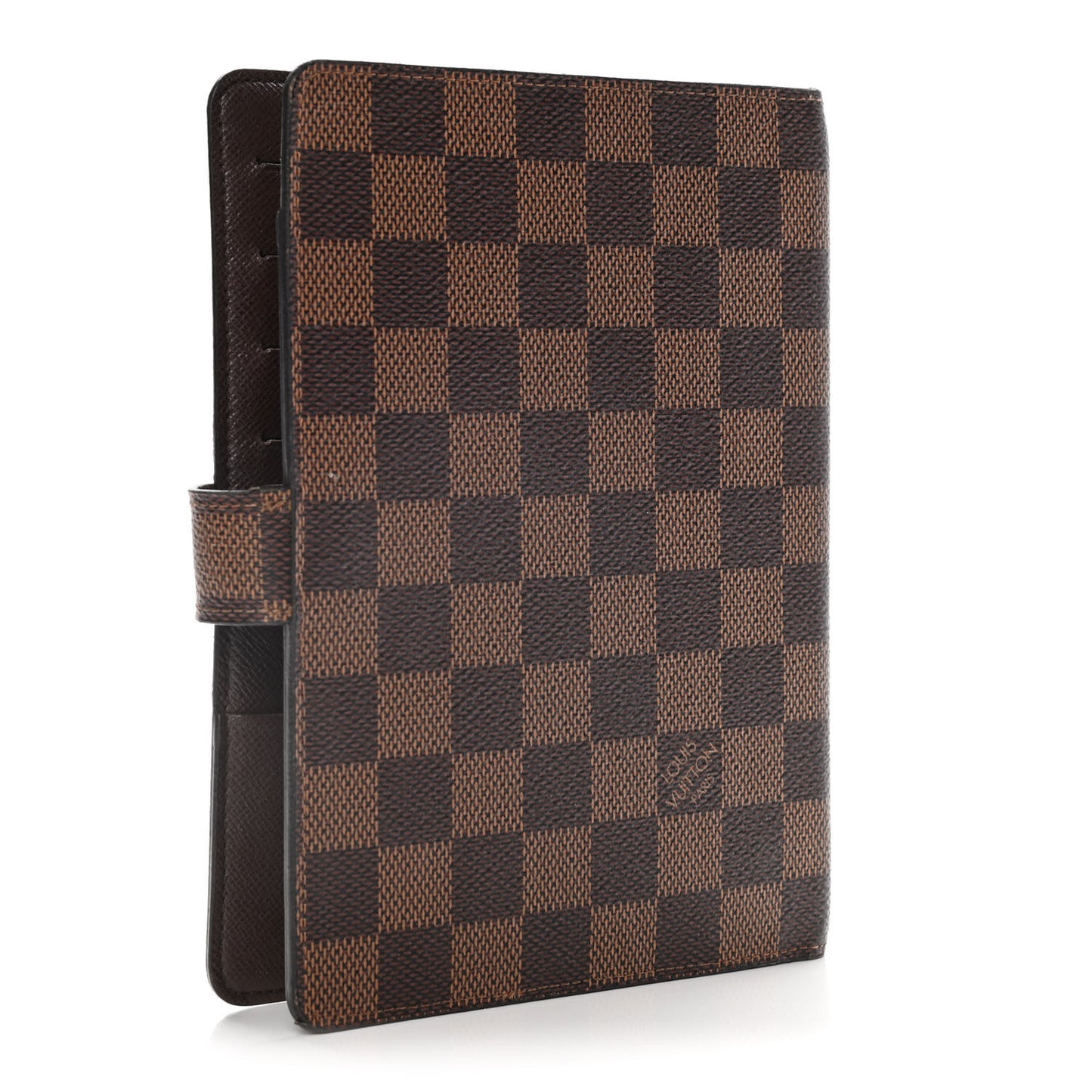 Damier Ebene Medium Ring Agenda Cover