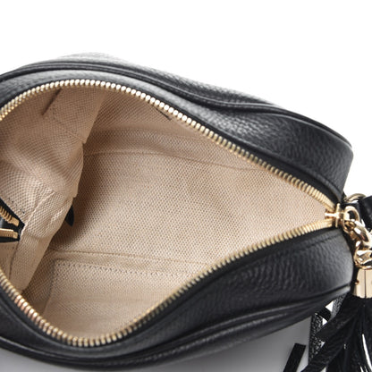 Gucci Pebbled Calfskin Small Soho Disco Bag Black 5 of 7