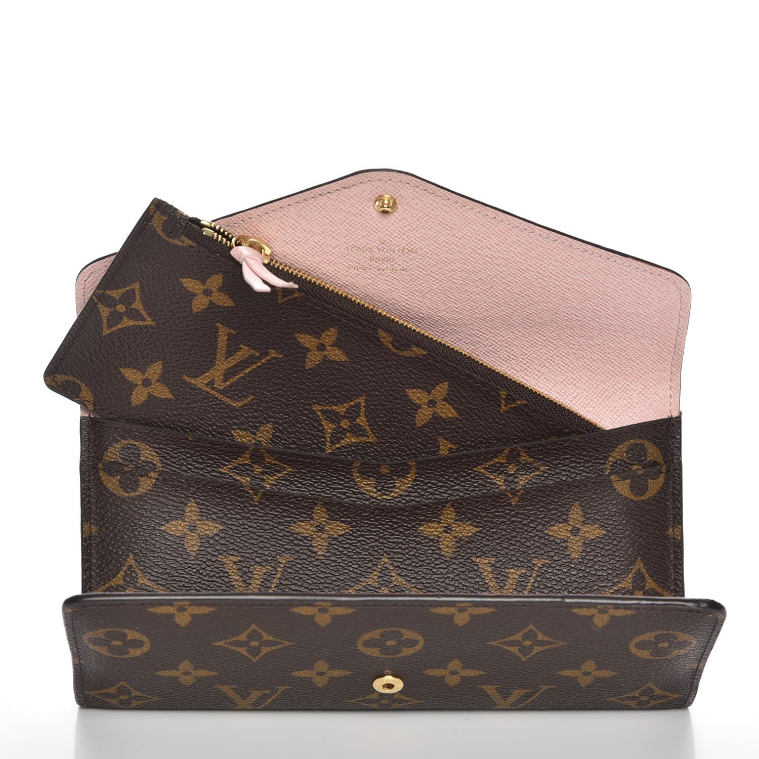 Louis Vuitton Monogram Josephine Wallet Rose Ballerine 6 of 9