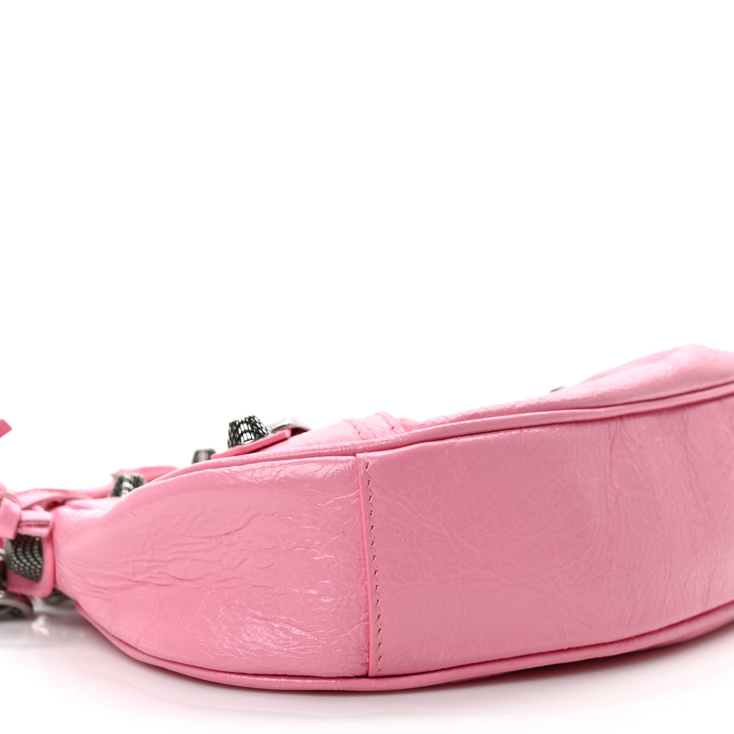 Agneau Arena Le Cagole Chain Shoulder Bag XS Sweet Pink