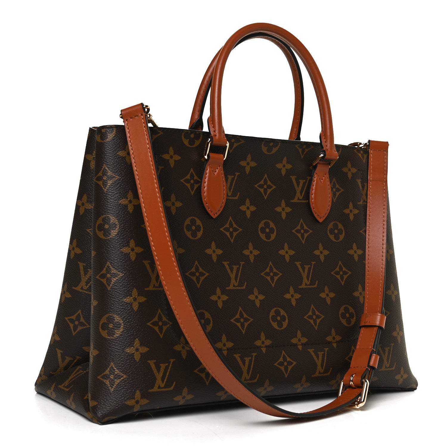 Louis Vuitton Monogram Flower Tote Caramel 3 of 13
