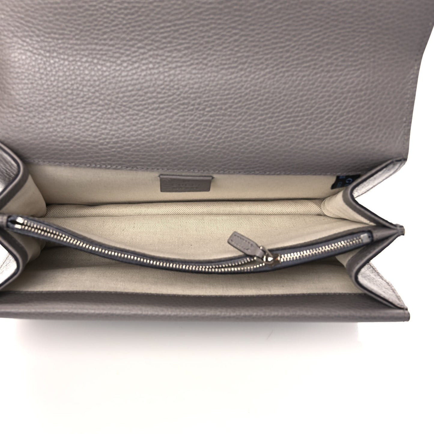 Pebbled Calfskin Small Dionysus Shoulder Bag Dusty Grey