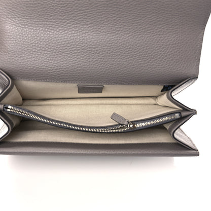 Gucci Pebbled Calfskin Small Dionysus Shoulder Bag Dusty Grey 5 of 9