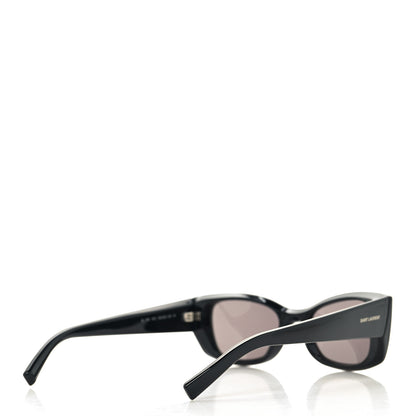 Saint Laurent Acetate Ultra Cat Eye Sunglasses SL 593 Black 4 of 8