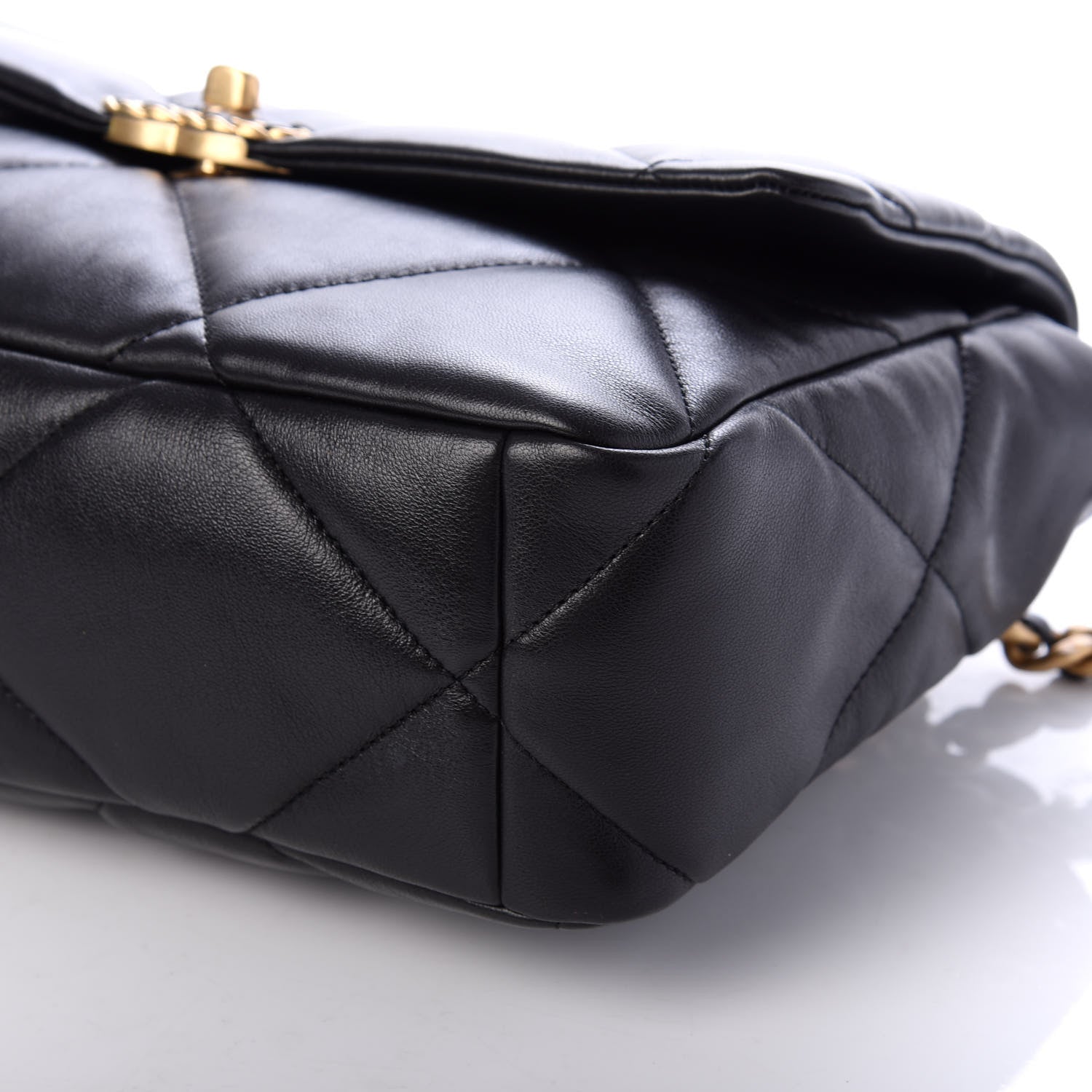 Chanel Lambskin Quilted Large Chanel 19 Flap Black 9 of 11