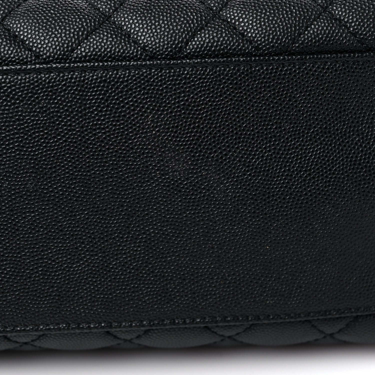 Chanel Caviar Lizard Quilted Large Coco Handle Flap Black 12 of 13