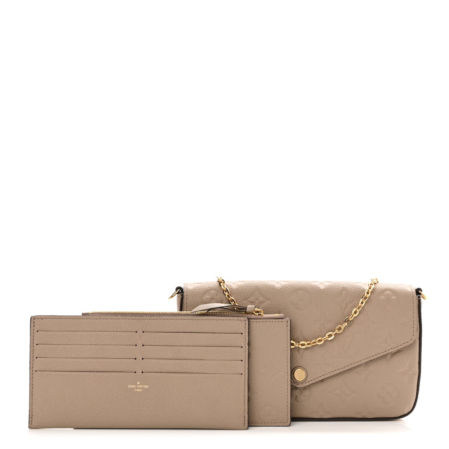 Empreinte Pochette Felicie Chain Wallet Tourterelle