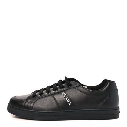 Prada Vitello Soft Mens Sneakers 12 Black 1 of 10