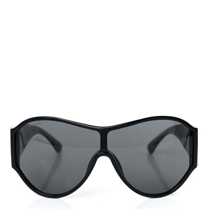 Chanel Acetate Quilted CC Sunglasses 5426 Black 4 of 7