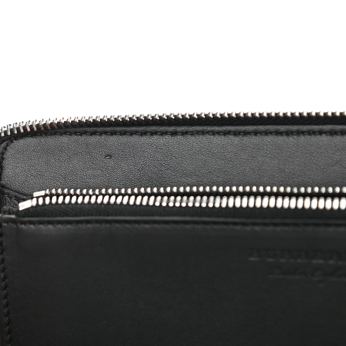 Trench Calfskin Splash Continental Wallet Black