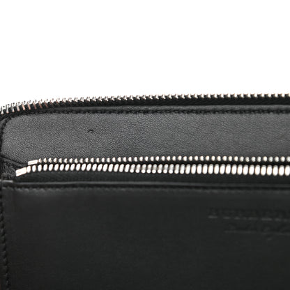 Burberry Trench Calfskin Splash Continental Wallet Black 9 of 13