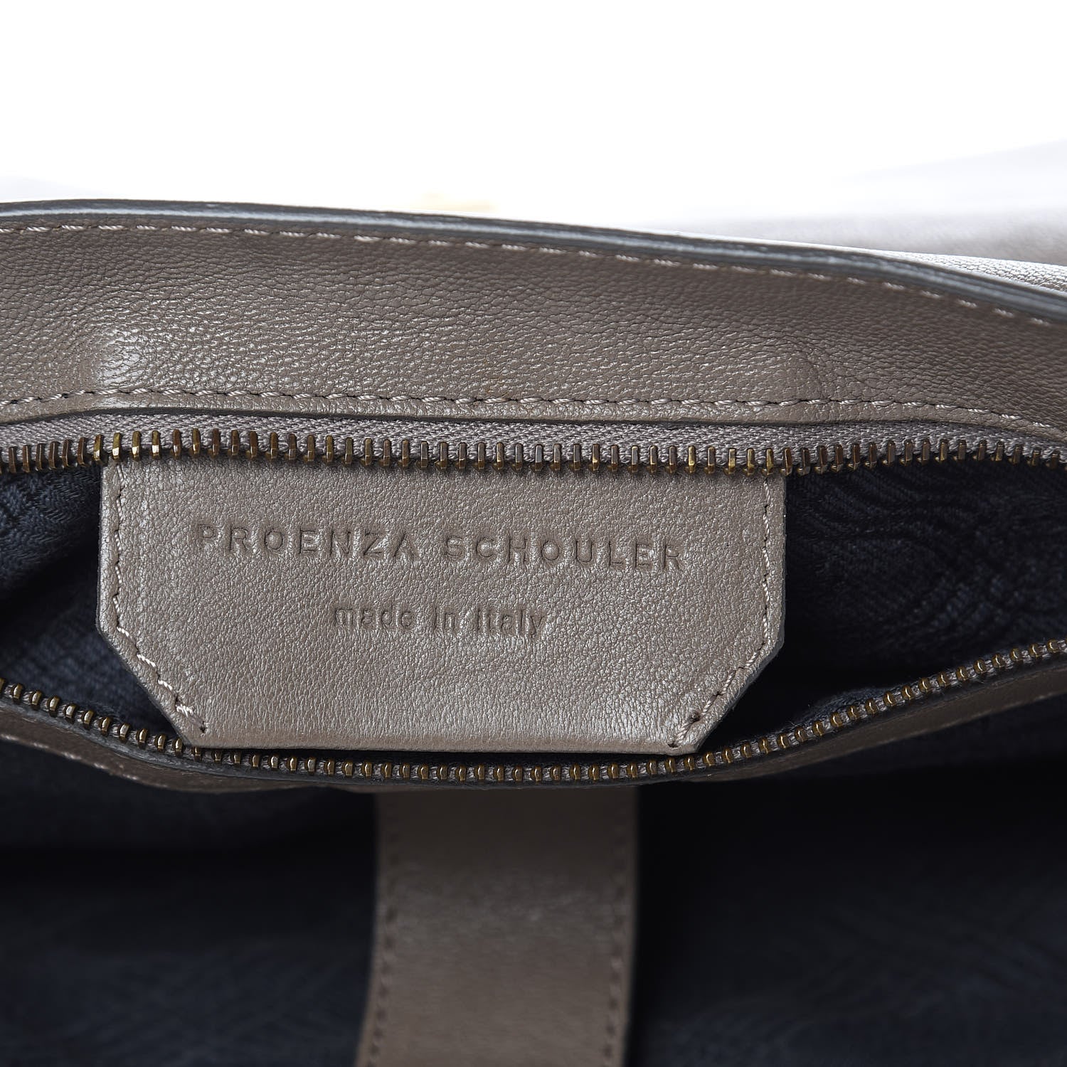 Proenza Schouler Lambskin Large PS1 Satchel Smoke 7 of 16
