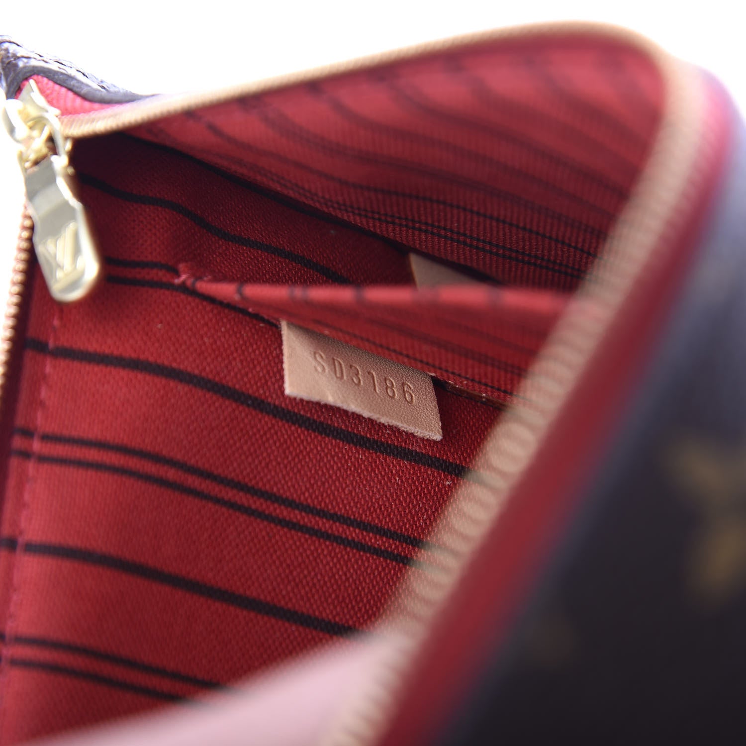 Louis Vuitton Monogram Neverfull MM GM Pochette Cherry 8 of 8
