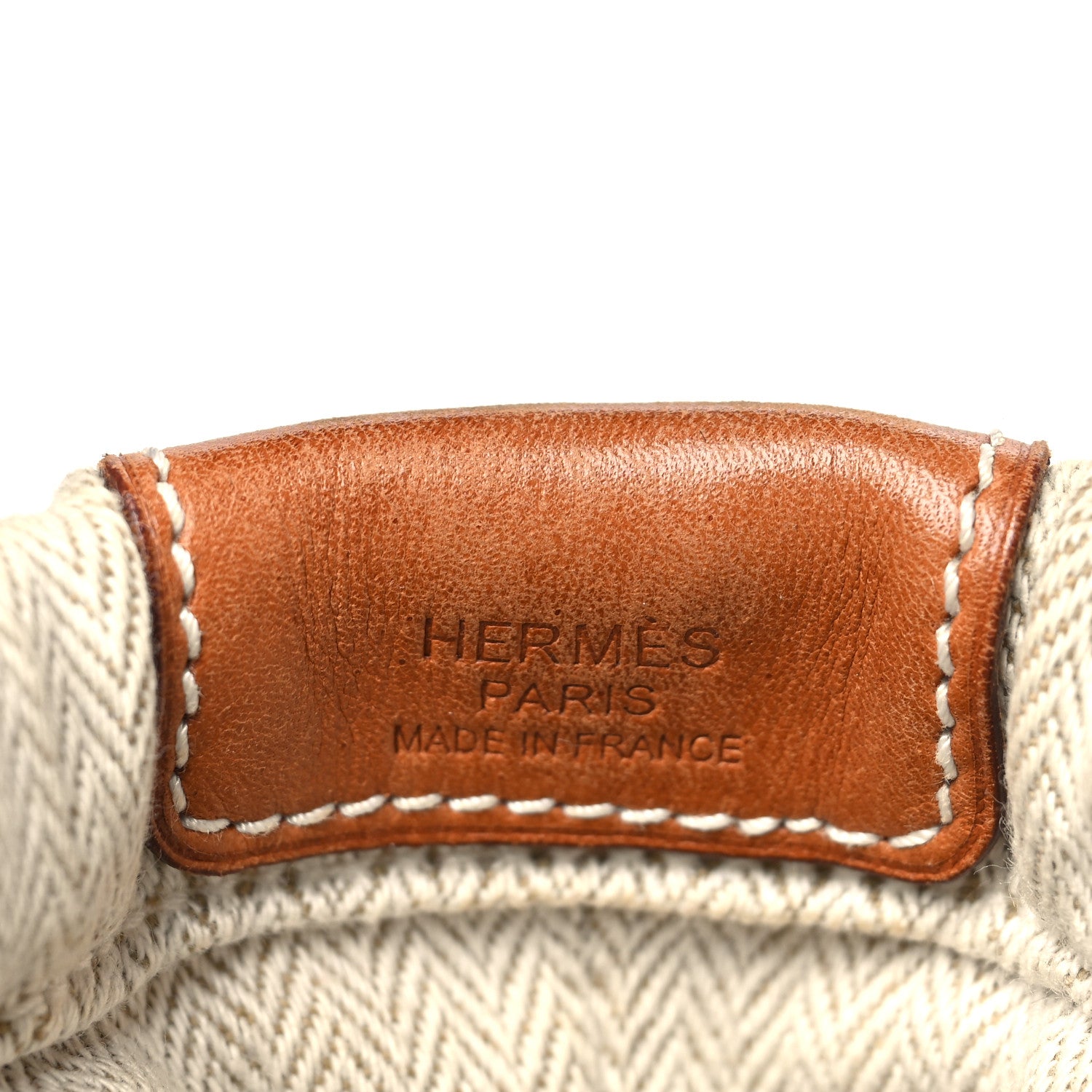 Hermes Canvas Barenia Fourbi 20 PM Bag Insert Natural Fauve 6 of 9