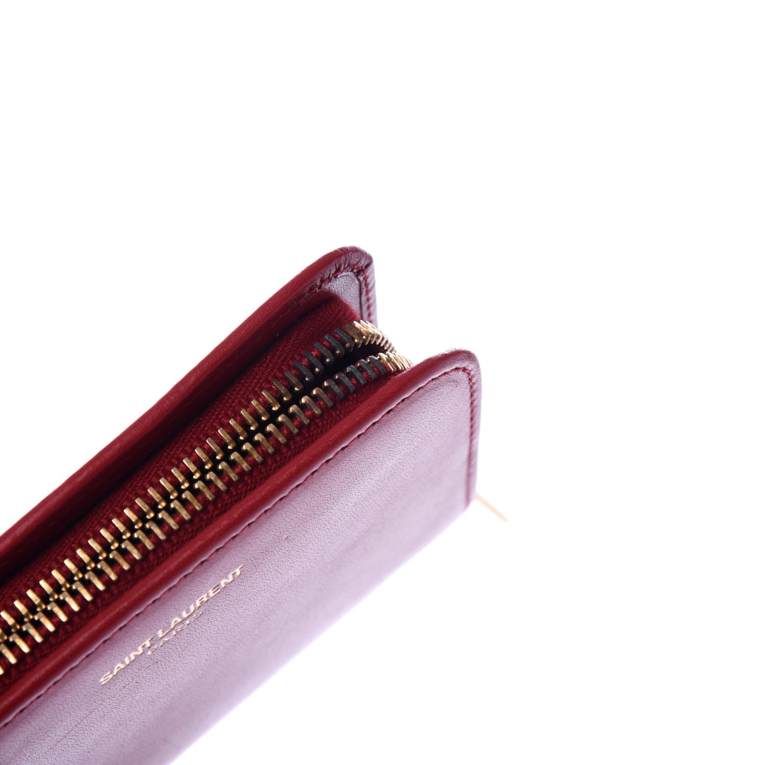 Saint Laurent Calfskin Small Coin Purse Red 7 of 8