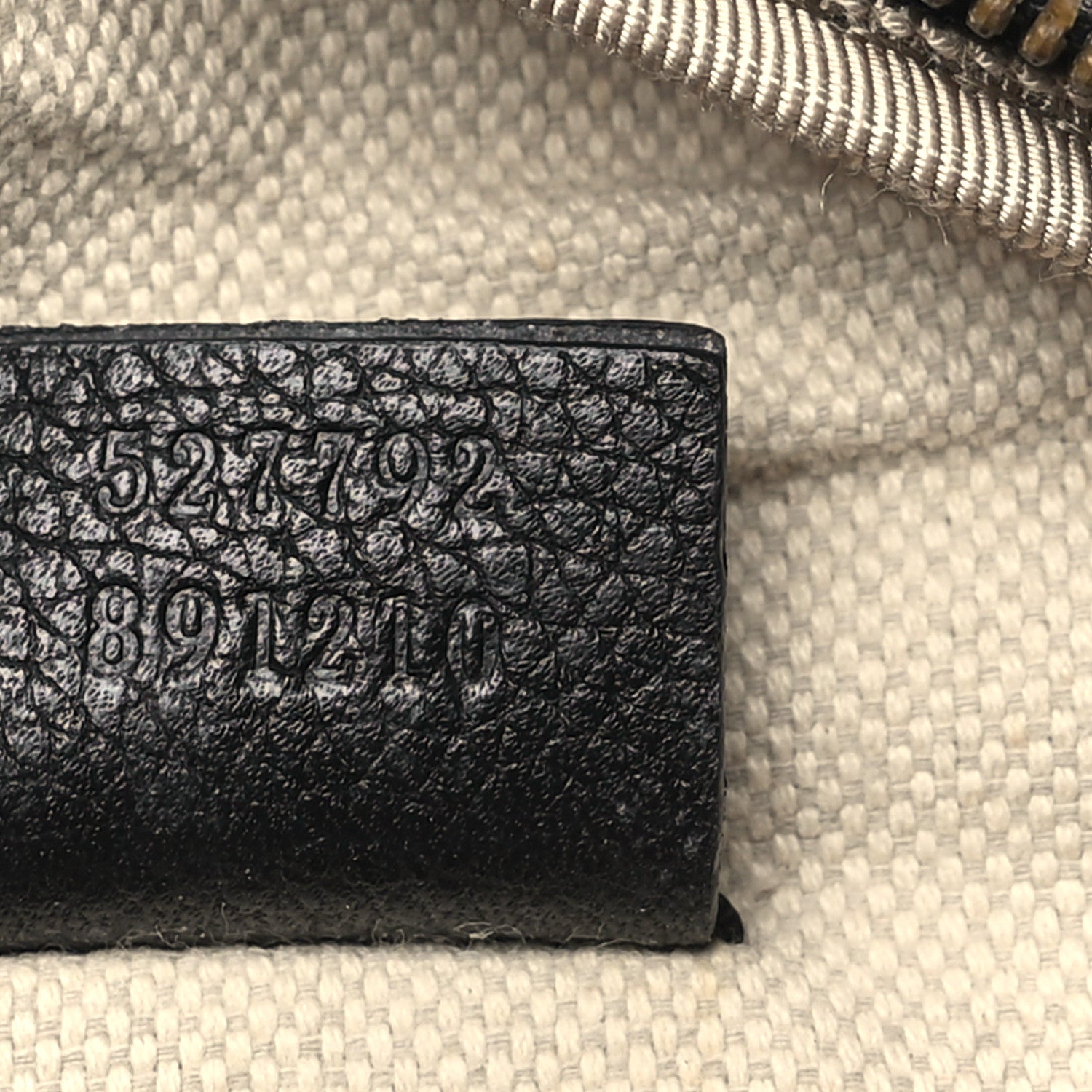 Gucci Grained Calfskin Small Logo Belt Bag Black 7 of 10