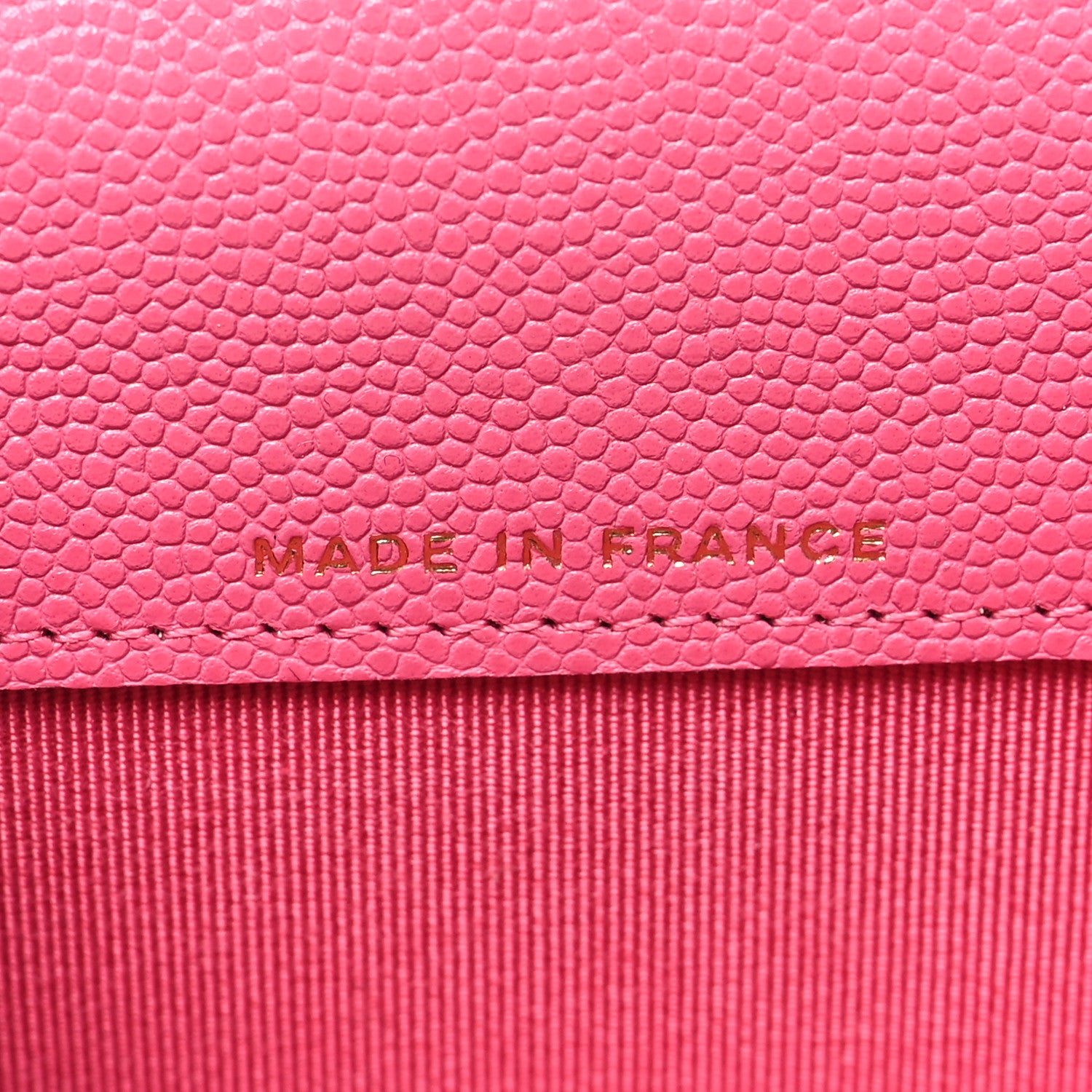 Chanel Caviar Quilted Flap Card Holder Wallet Pink 7 of 9