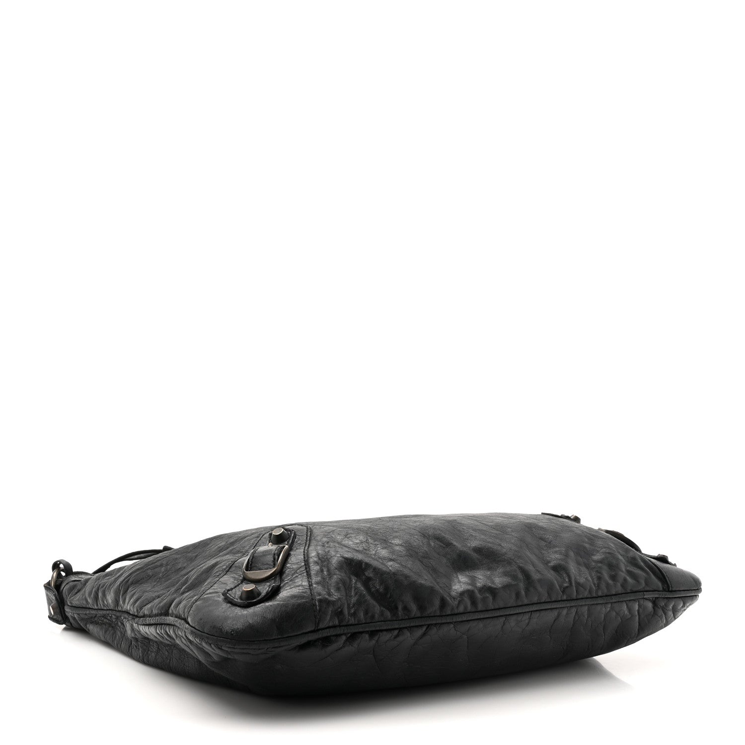 Balenciaga Agneau Classic Hardware Flat Messenger Black 5 of 11