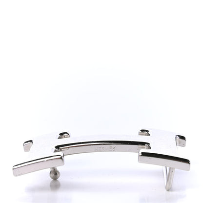 Hermes Brushed Palladium 32mm H Belt Buckle 3 of 3