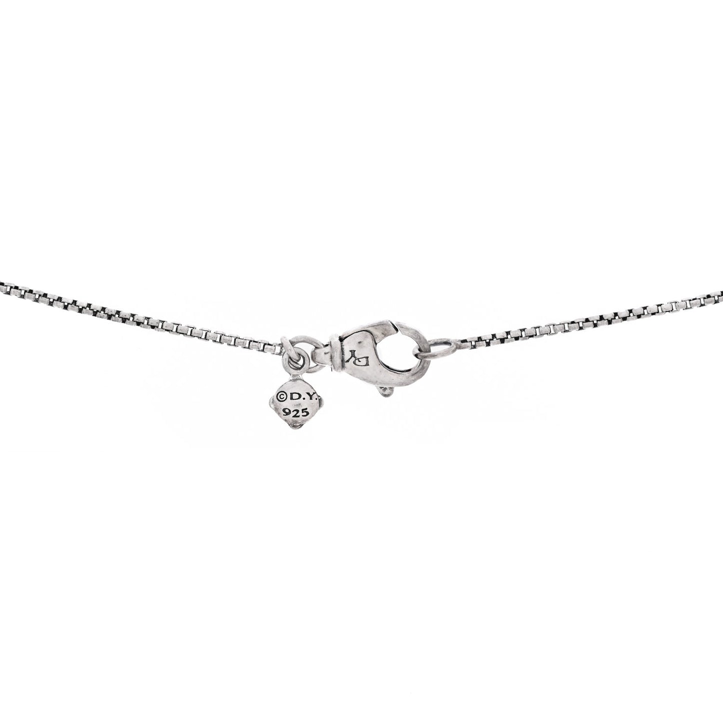 Sterling Silver Diamond Prasiolite 10mm Petite Cable Wrap Pendant Necklace