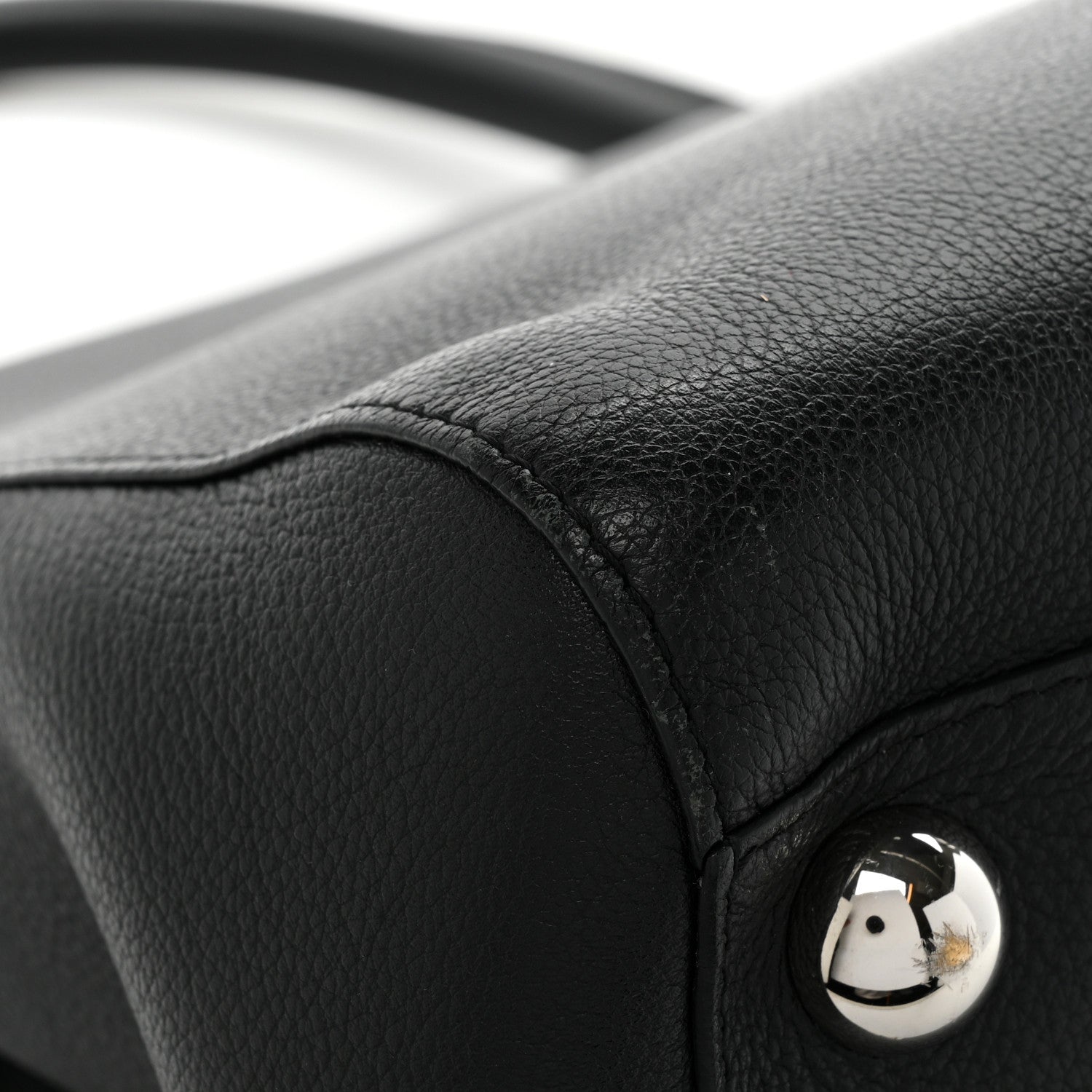 Delvaux Grained Calfskin GM Brillant Satchel Black 17 of 19