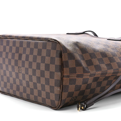 Louis Vuitton Damier Ebene Neo Neverfull MM Rose Ballerine 15 of 15