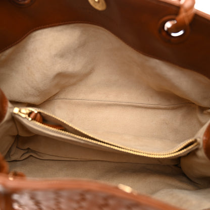 Bottega Veneta Nappa Intrecciato Woven Tote Noce 6 of 14