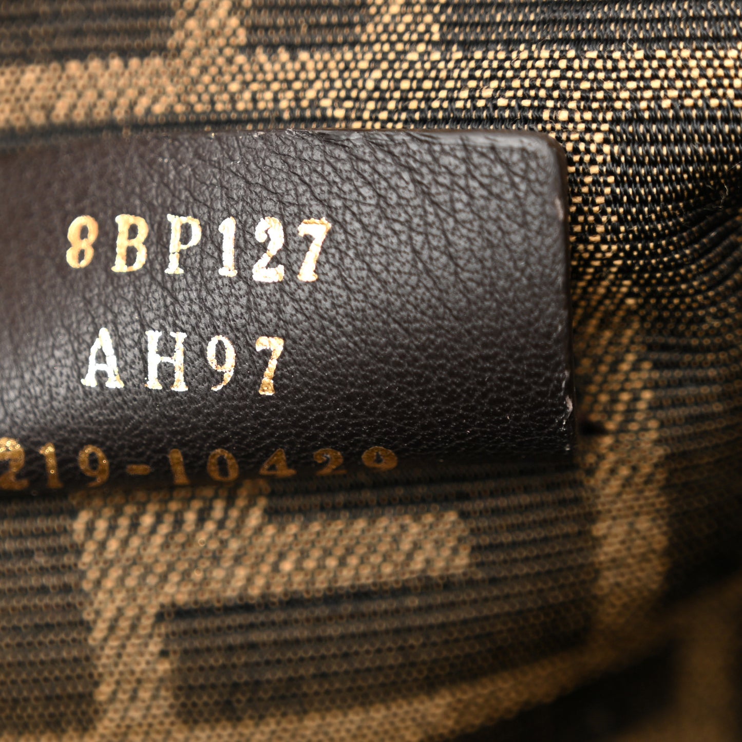 Snakeskin Small Fendi First Daisy Roccia