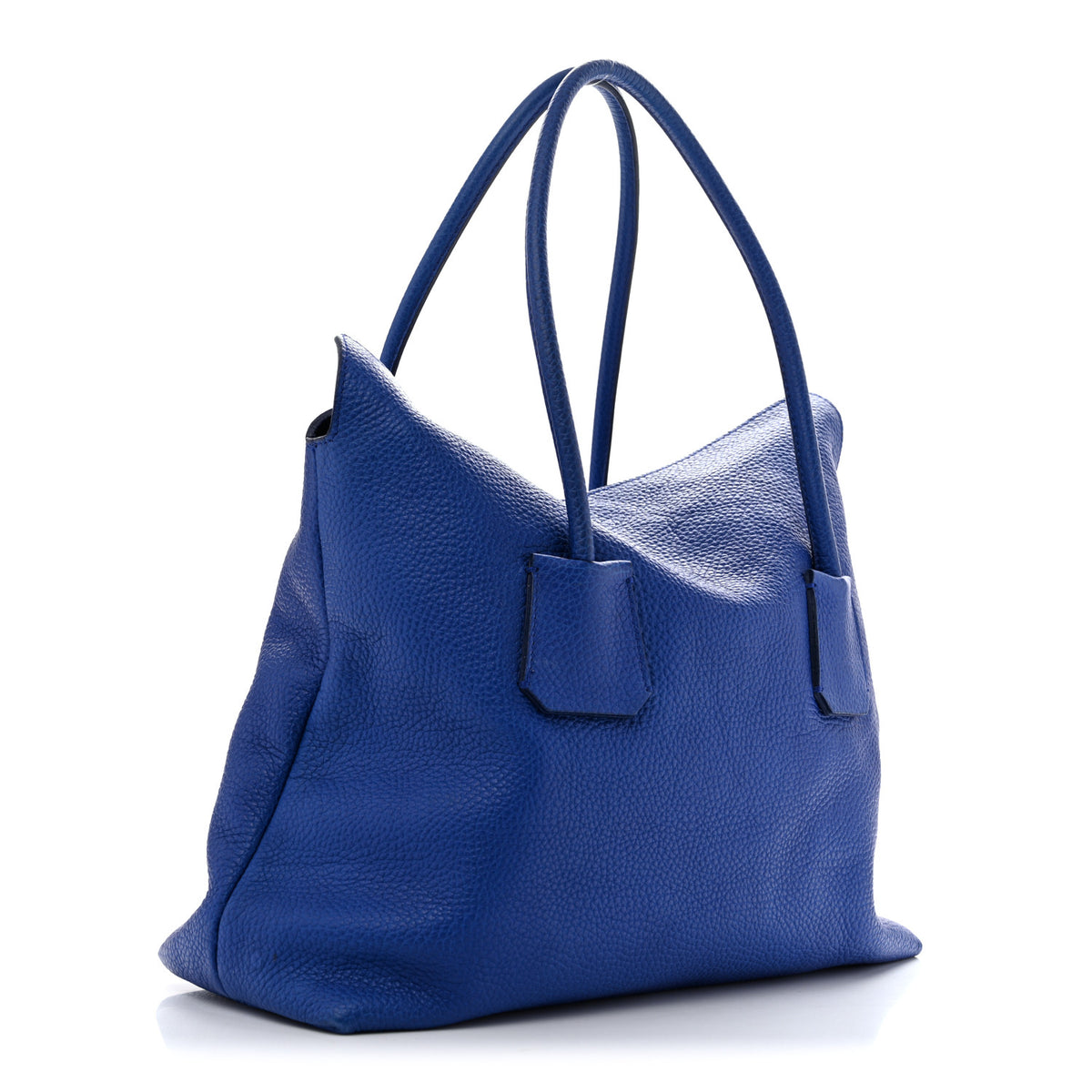 Burberry Grainy Calfskin Medium Baynard Tote Brilliant Blue 3 of 14