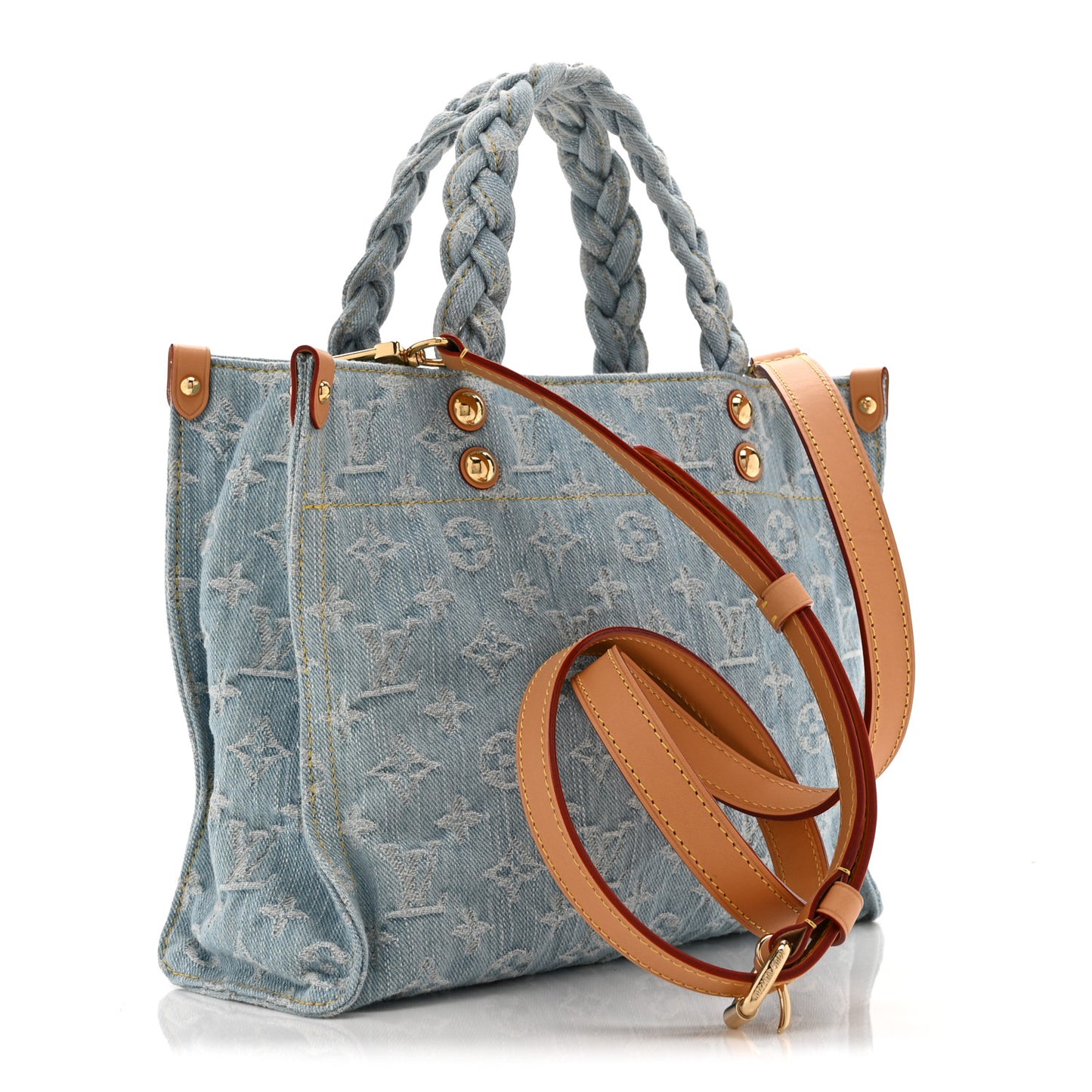 Monogram Washed Denim Let Go PM Sky Blue