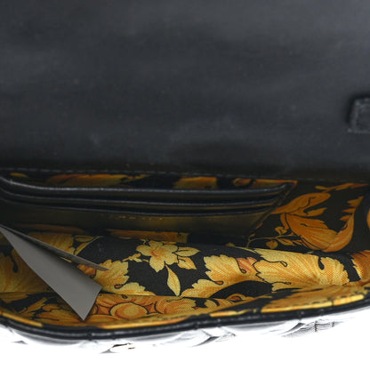 Versace Nappa Quilted Virtus Evening Bag Black 5 of 8