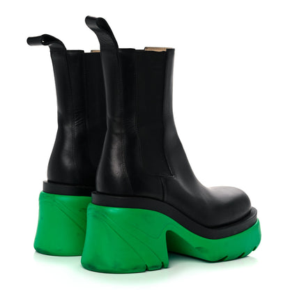 Bottega Veneta Calfskin The Flash Chelsea Boots 39 Black Grass 4 of 9