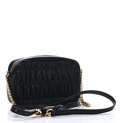 Prada Nappa Gaufre Camera Bag Black 2 of 4