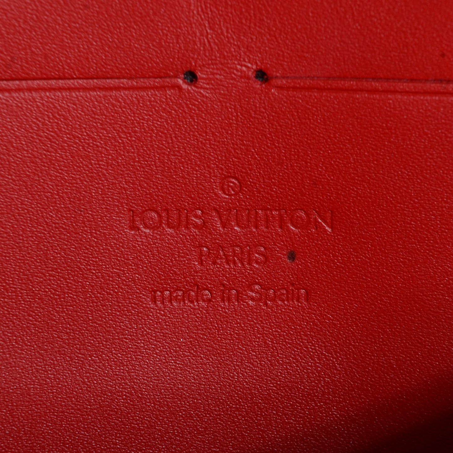 Patent Sweet Monogram Zippy Wallet Pomme D'Amour