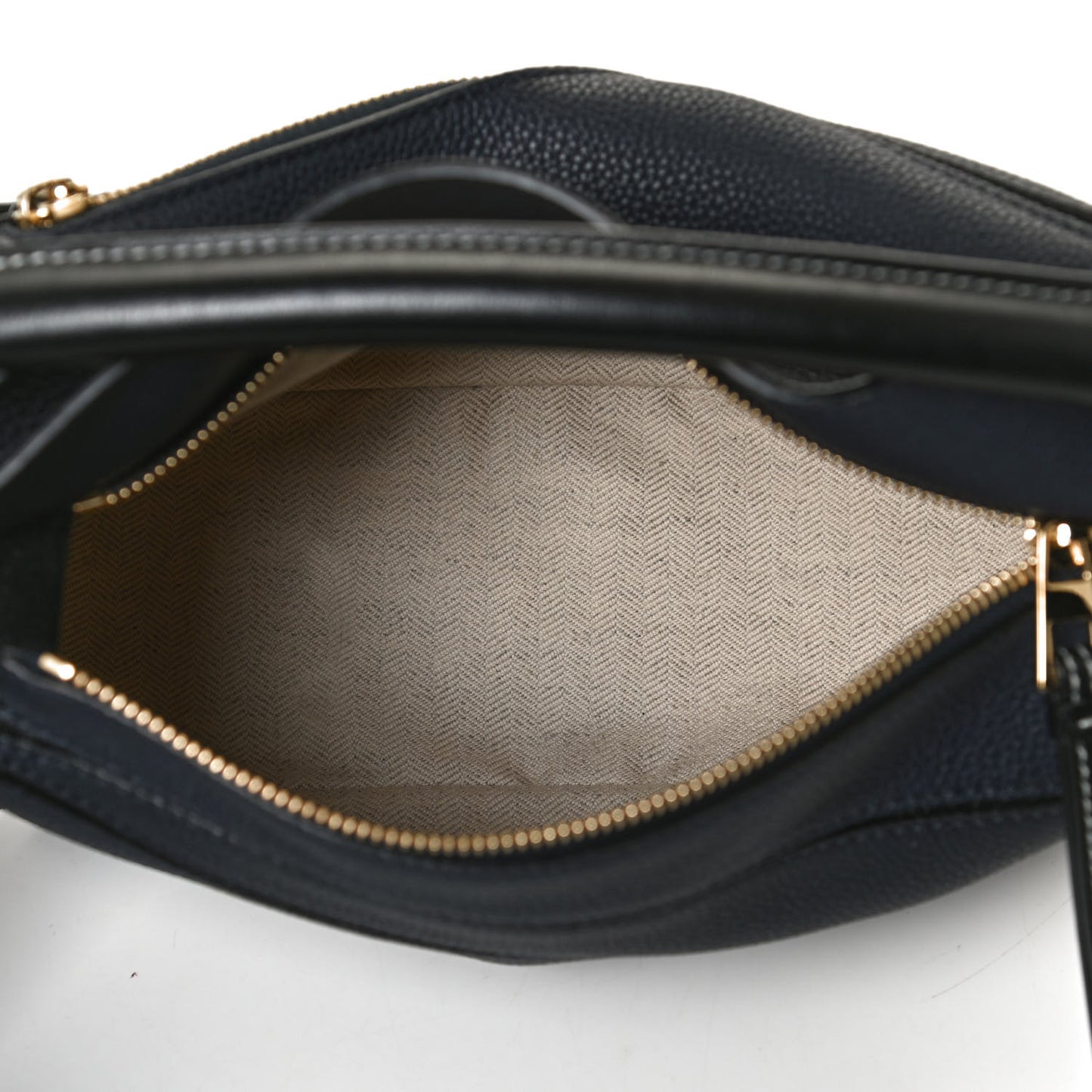Calfskin Small Puzzle Bag Midnight Blue Black