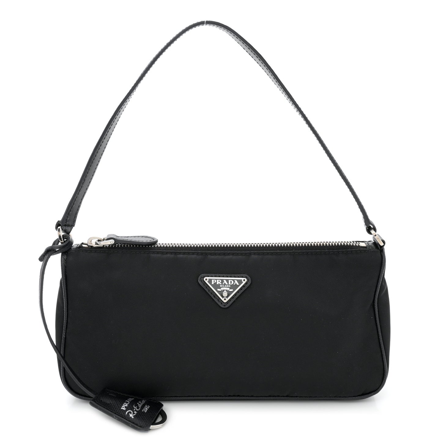 Nylon Saffiano Mini Re-Edition 2005 Bag Black