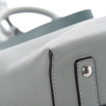 Burberry Soft Grain Calfskin Small Belt Bag Grey Blue 14 of 16