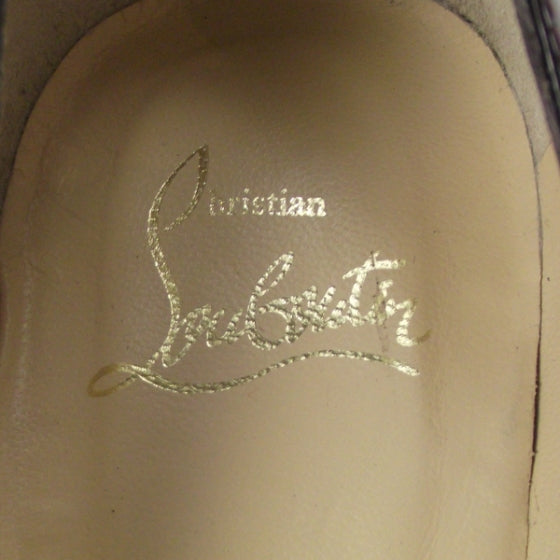 Christian Louboutin Patent Coroclic 140 Wedges 38.5 Black 7 of 7