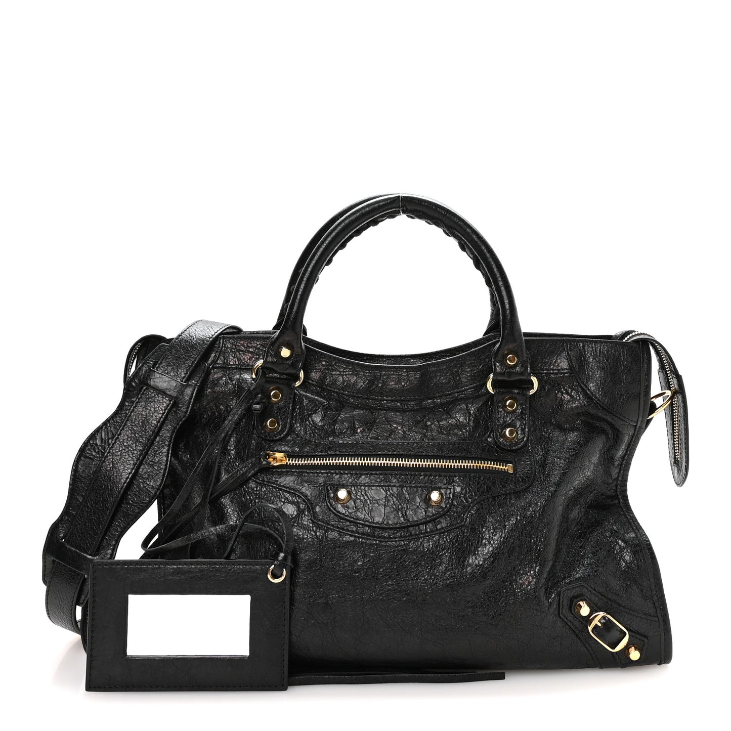 Agneau Classic Gold Hardware City Black