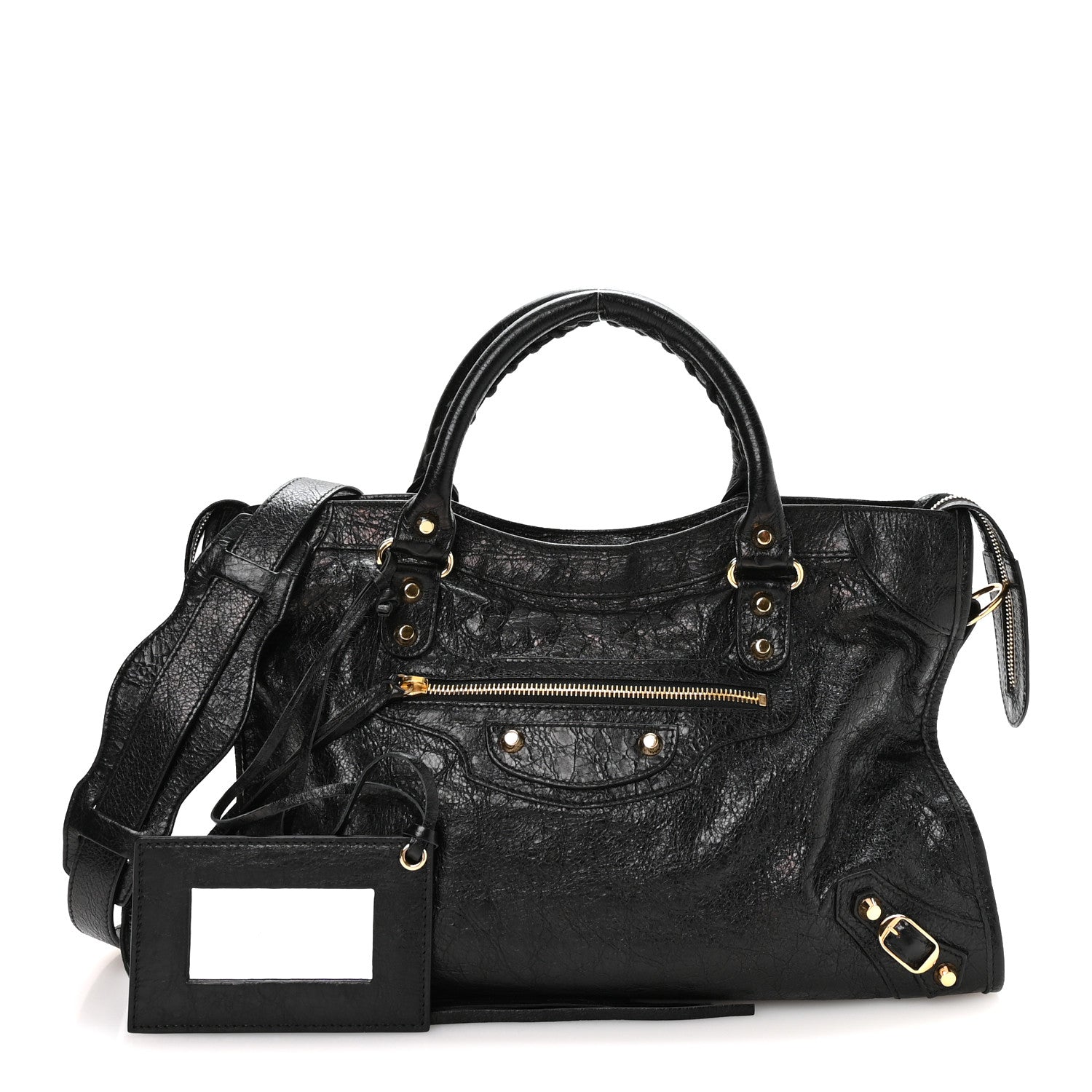 Balenciaga Agneau Classic Gold Hardware City Black 3 of 11