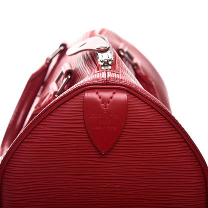 Louis Vuitton Epi Speedy 25 Rouge 6 of 17