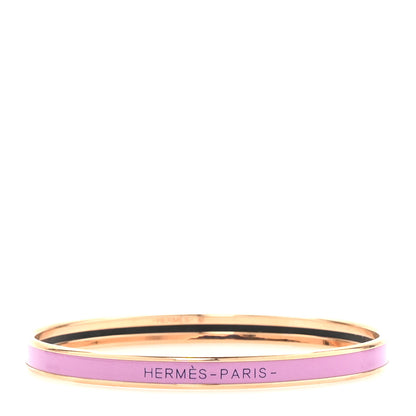 Hermes Enamel Uni Bangle Rose Dragee 1 of 5
