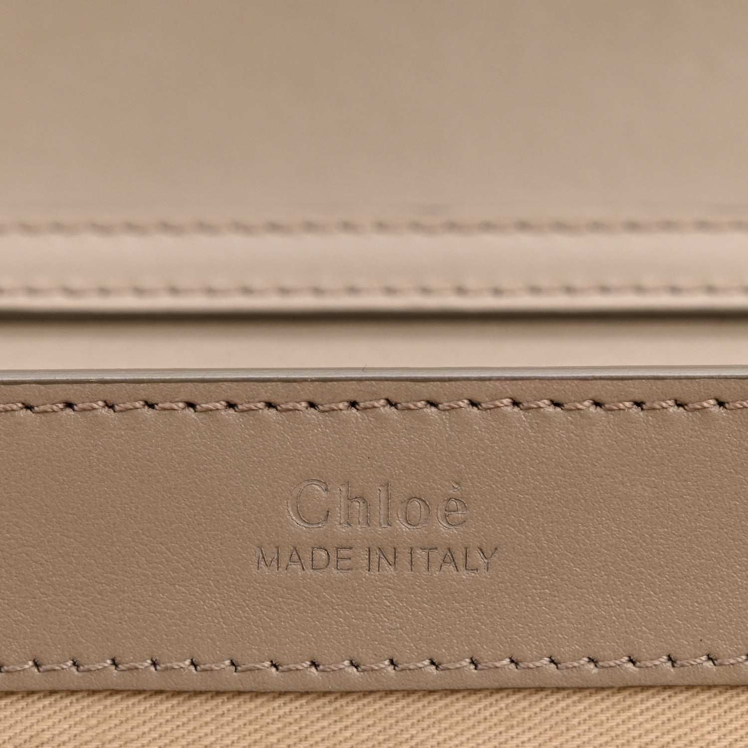 Chloe Calfskin Suede C Clutch With Chain Motty Grey 6 of 13