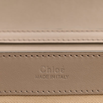 Chloe Calfskin Suede C Clutch With Chain Motty Grey 6 of 13