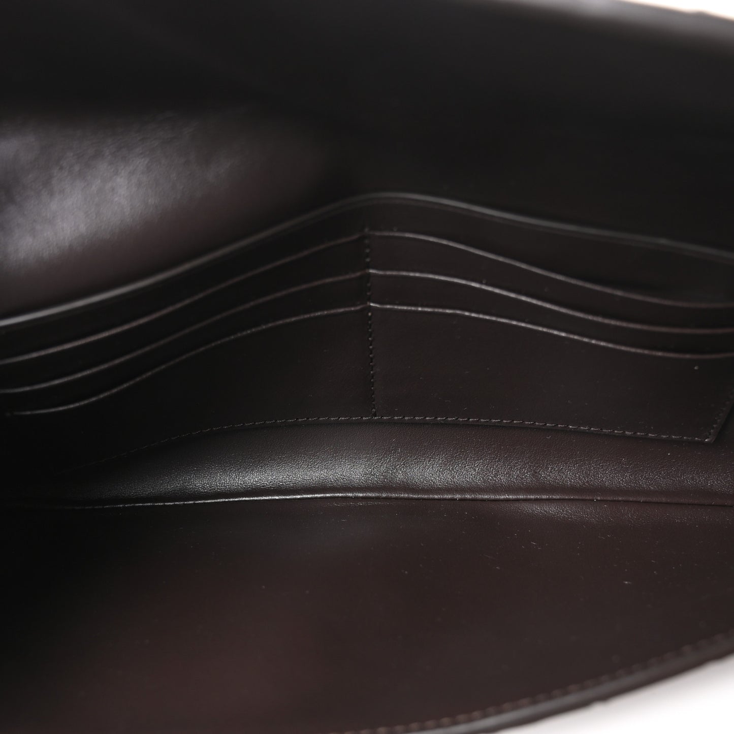 Nappa Intrecciato Long Andiamo Top Handle Clutch Fondant